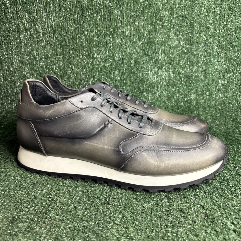 Untamed Street SOHO Aluminum Gray Patina Runner Sneakers Size 12 / 45 - $410